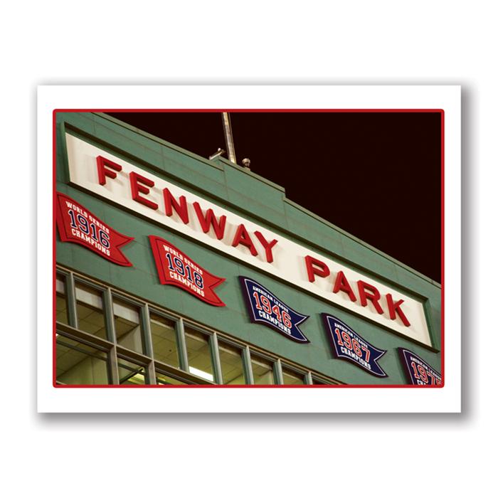 Photo Greeting Card Of Fenway Park in Massachusetts by Kurt Neumann